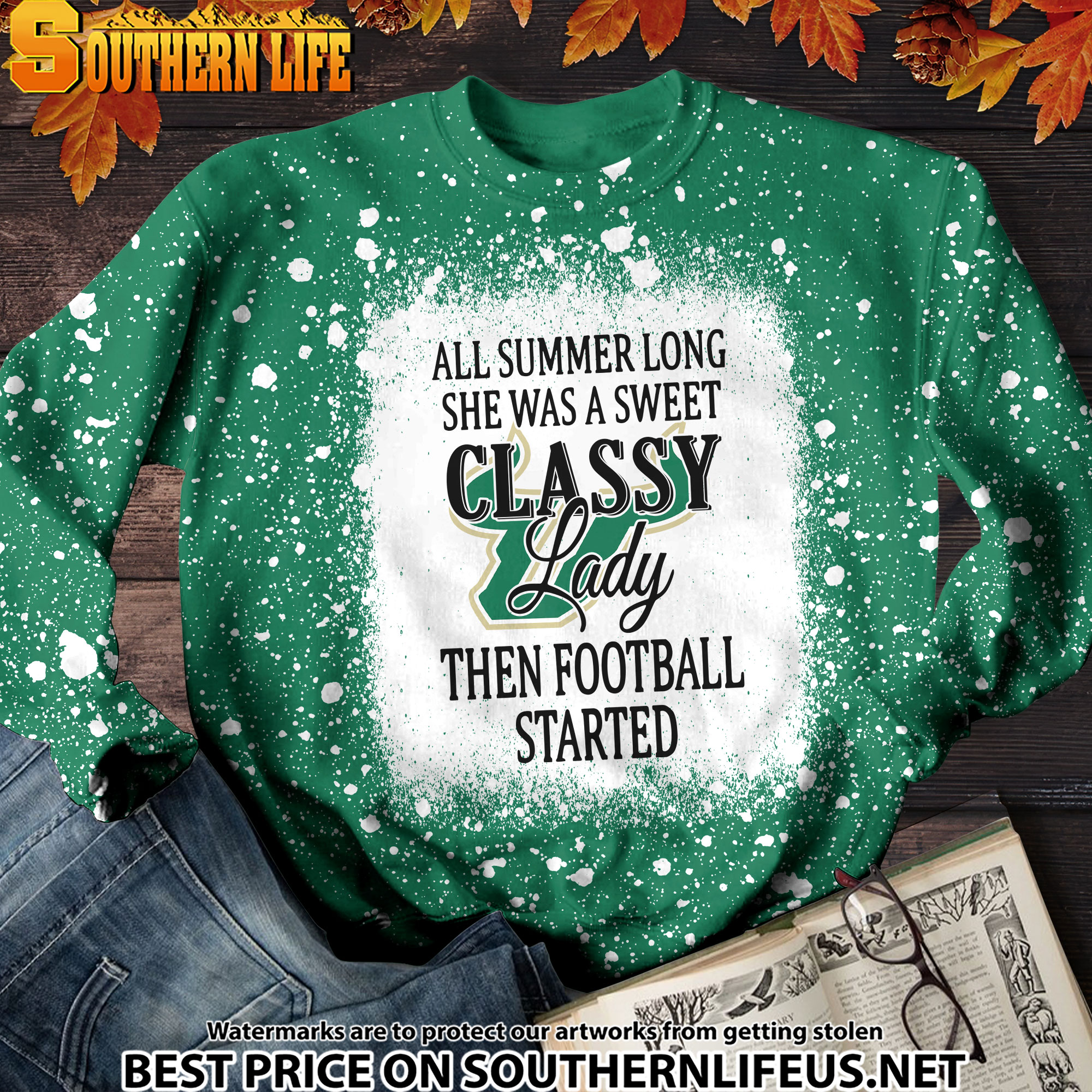 NCAA65 South Florida Bulls Sweet And Classy Lady Bleached 3D Printed Hoodie, TShirt, Sweatshirt - Image 2