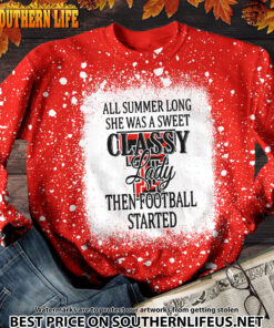 Alternative view of NCAA69 Texas Tech Red Raiders Sweet And Classy Lady Bleached 3D Printed Hoodie, TShirt, Sweatshirt