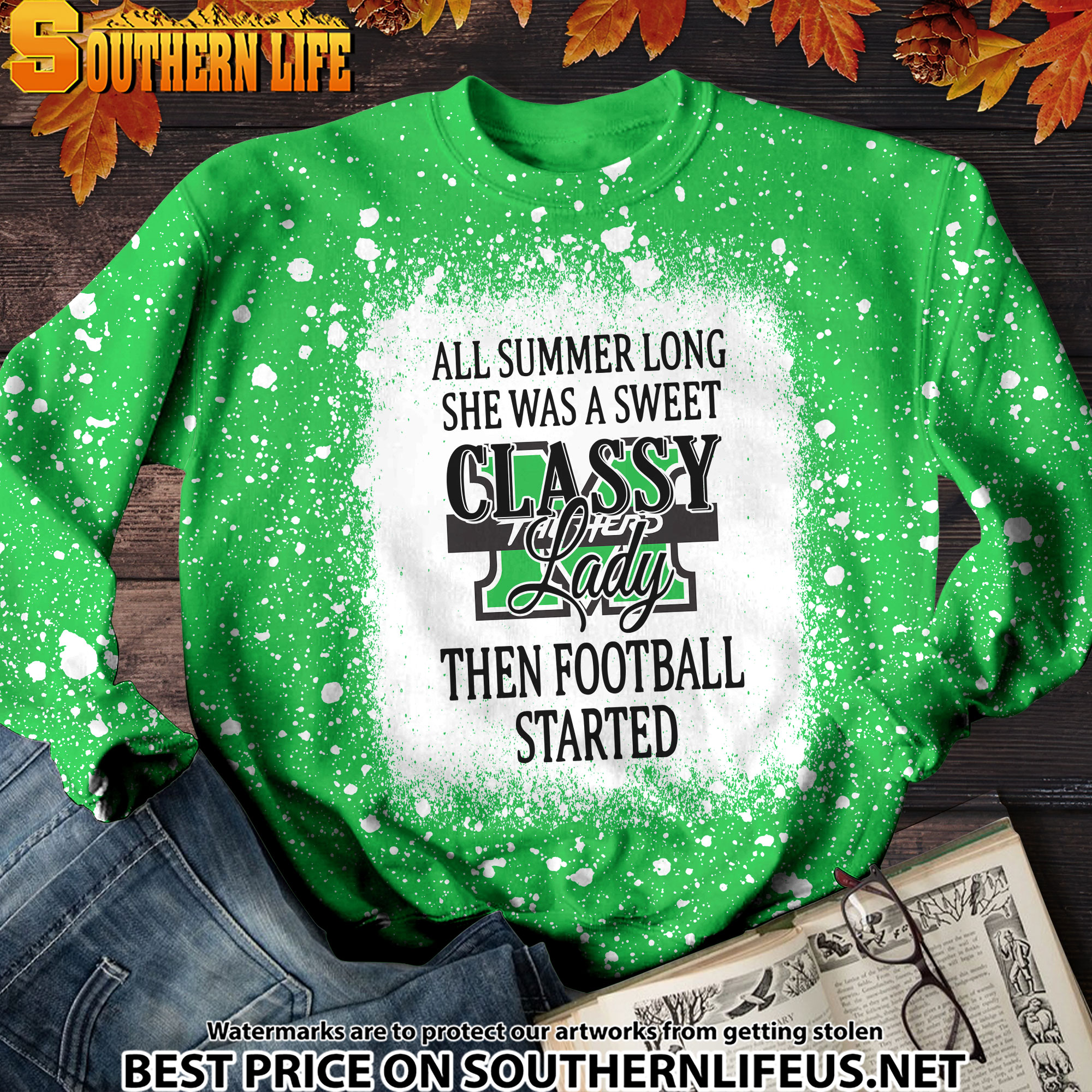 NCAA82 Marshall Thundering Herd Sweet And Classy Lady Bleached 3D Printed Hoodie, TShirt, Sweatshirt - Image 3