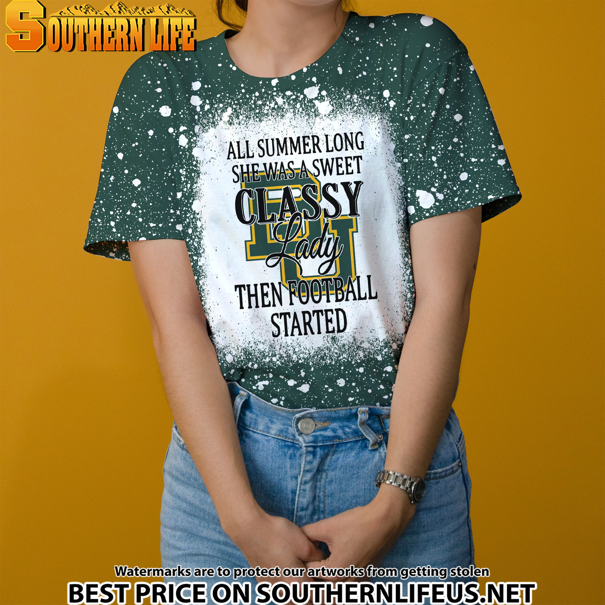 NCAA43 Baylor Bears Sweet And Classy Lady Bleached 3D Printed Hoodie, TShirt, Sweatshirt